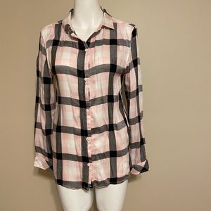 Girls long sleeve button down shirt